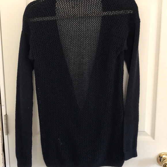 Hollister Navy blue button down cardigan sweater - Picture 6 of 7